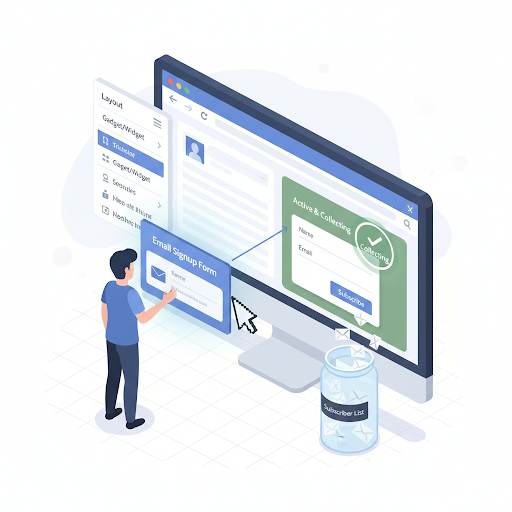 Add a sign up form to Blogger to collect email subscribers