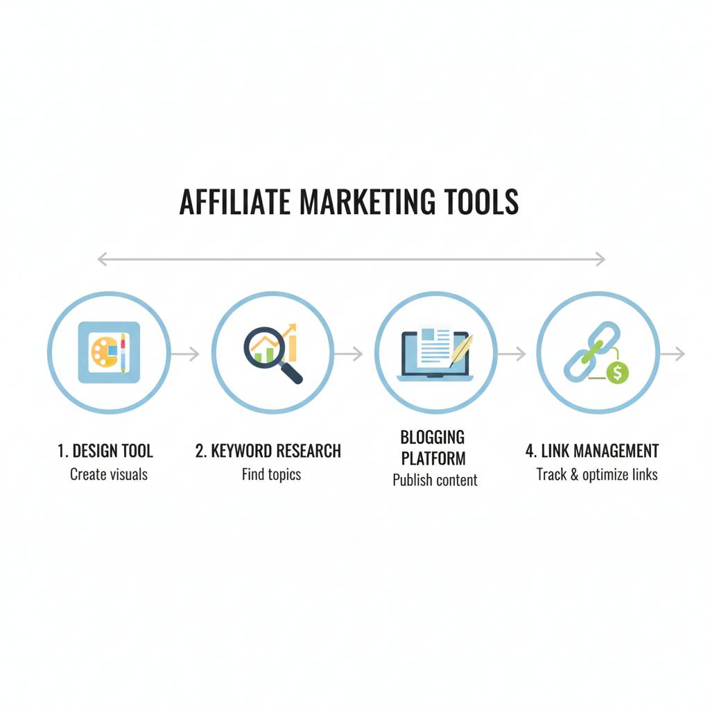 Steps for affiliate marketing tools