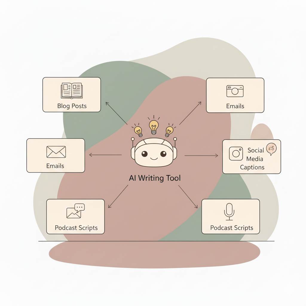 what ai can help you write blog posts emails captions