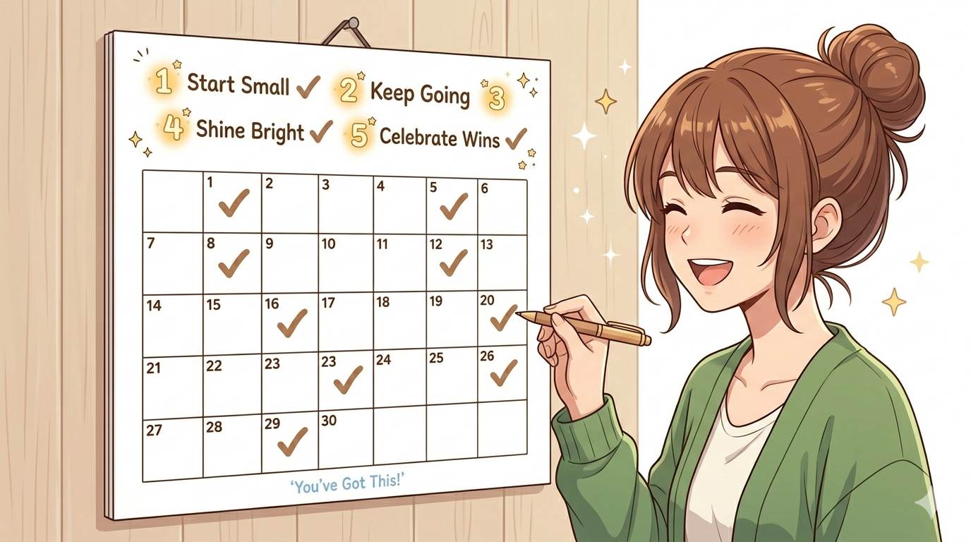 Anime style 30‑day content calendar – planning blogging strategies