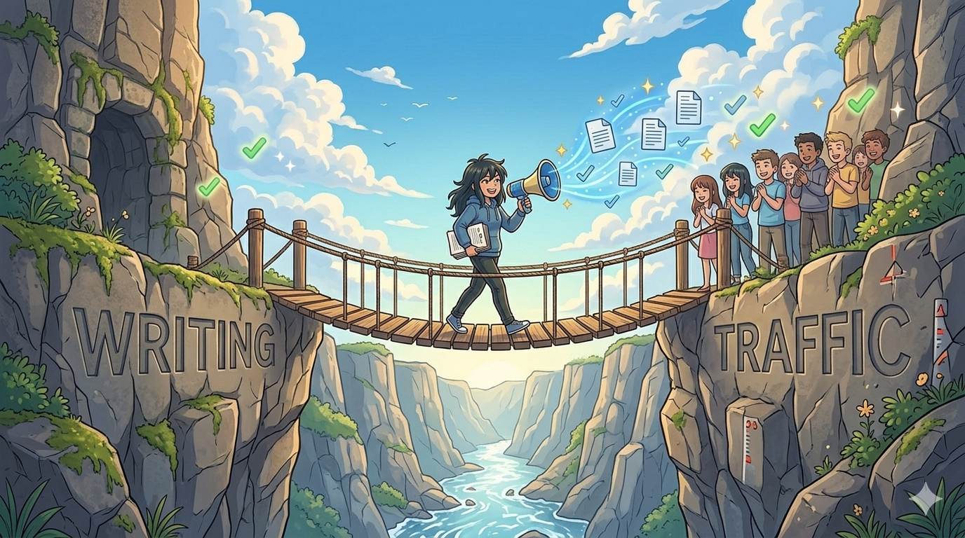 Anime style bridge between writing and traffic – what is content promotion