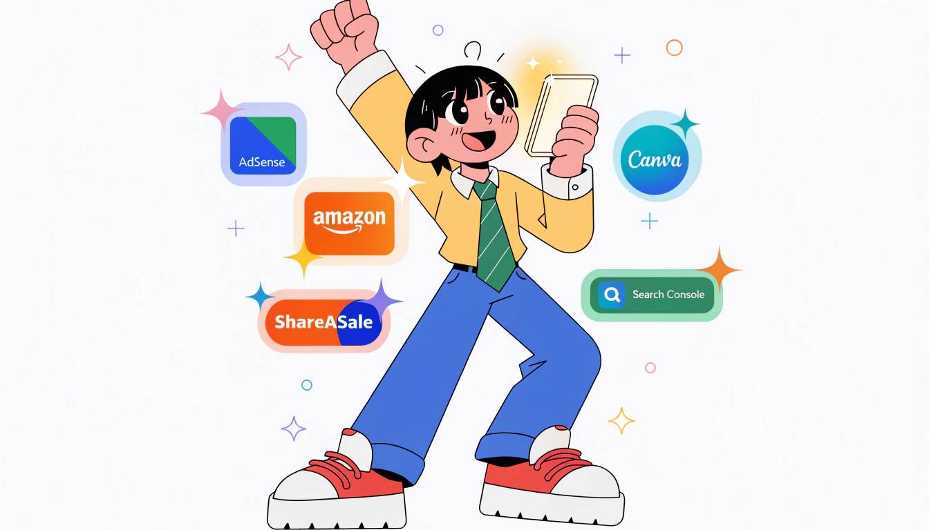Anime style blogger with free monetization tools – tools for blog monetization beginners