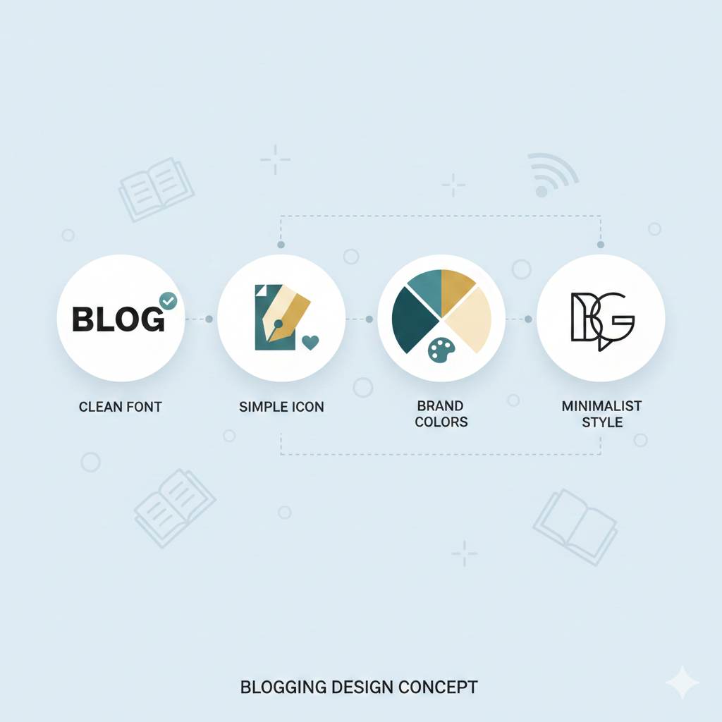Simple tips for creating a professional blog logo