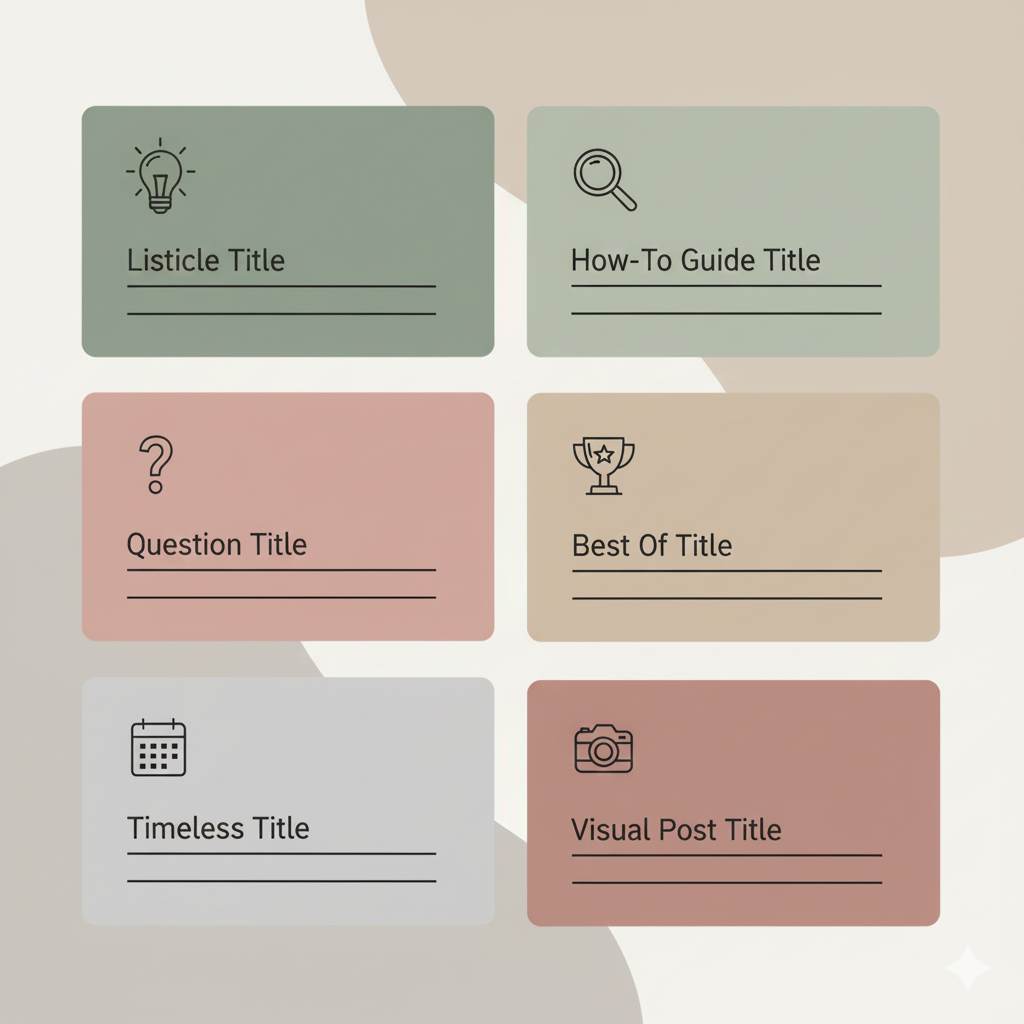 popular blog title formats for beginners