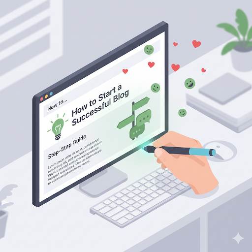 blog writing tips for beginners, showing how to transform basic text into engaging, visual content that readers love and connect with