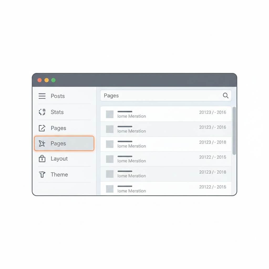 Blogger pages section explained for beginners