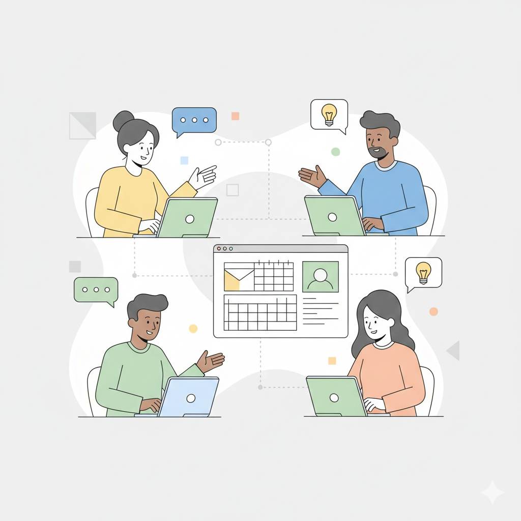 Collaborative online discussion between bloggers.