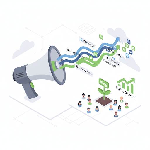 guide to content promotion in 2026, showing how to amplify a new blog with targeted strategies like SEO and community engagement to get real traffic