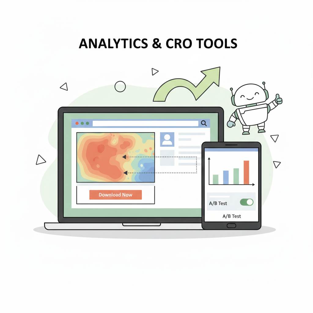 Free CRO tools showing user behavior and conversions