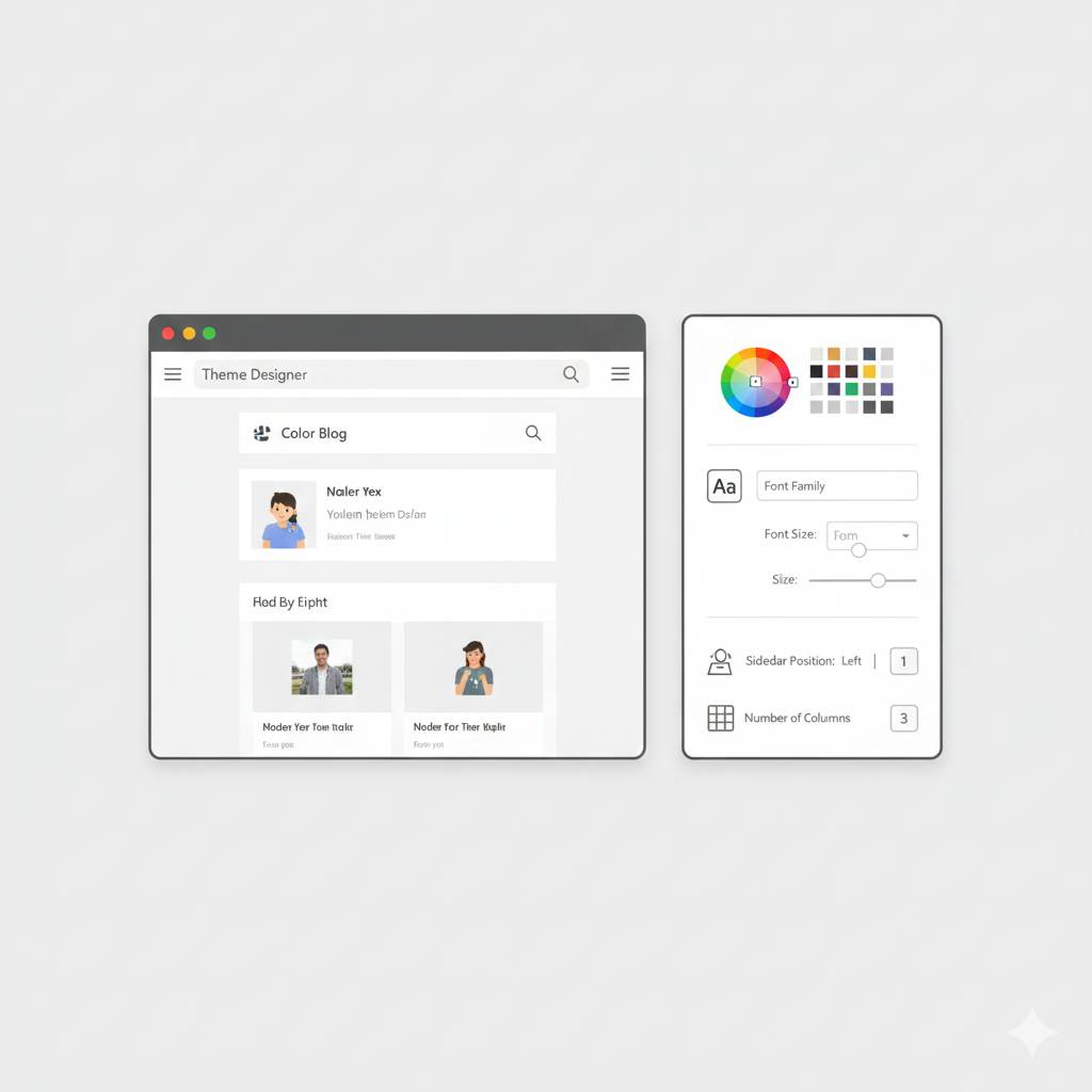 customizing Blogger template using Theme Designer without coding