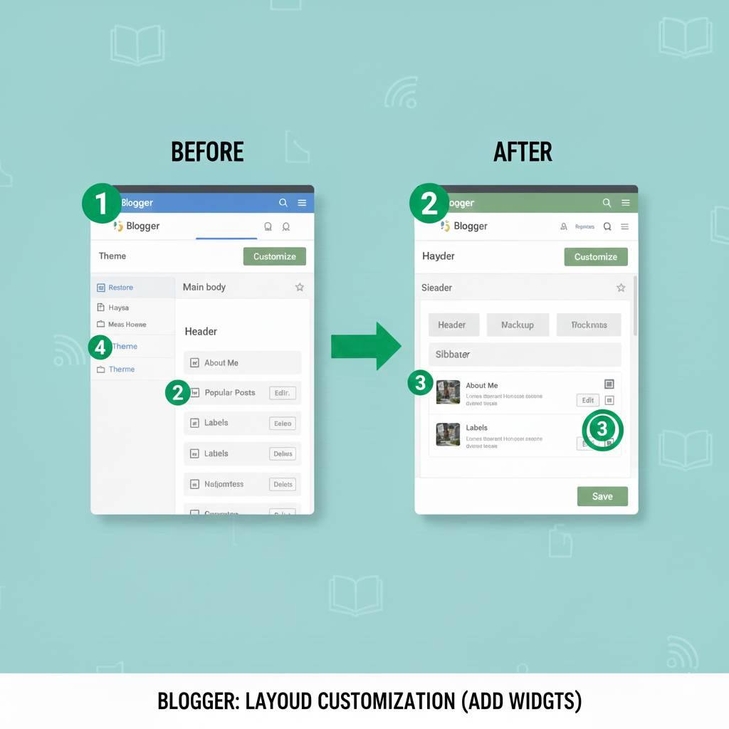 Customizing layout and design after installing a Blogger template