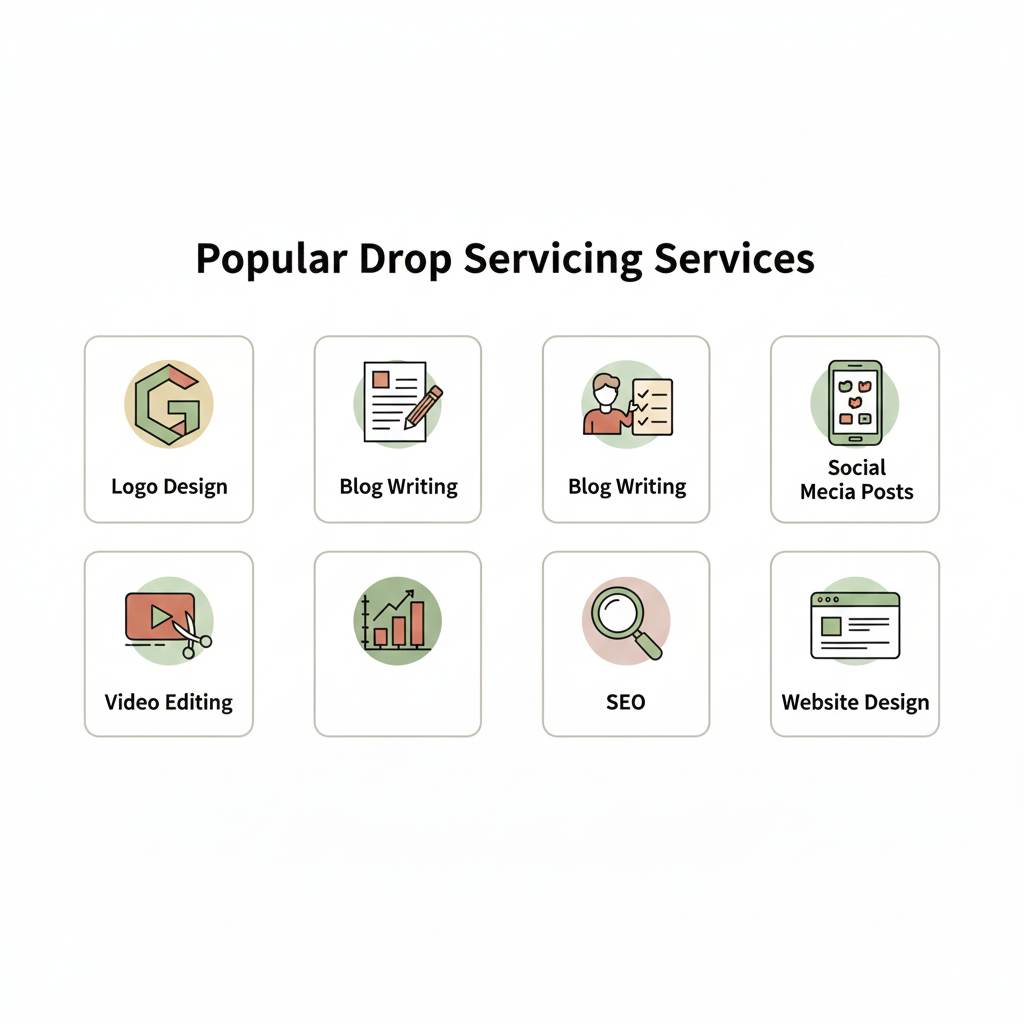 popular drop servicing services beginners can offer online