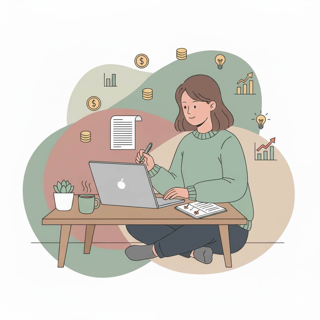 Freelance writer earning money by writing articles online