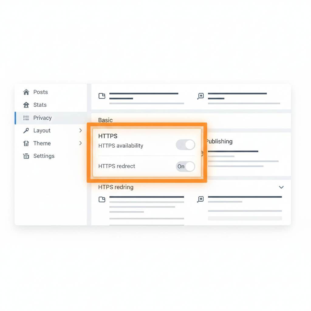 How to enable HTTPS in Blogger settings step by step