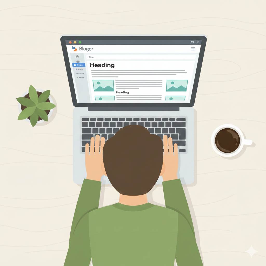 Writing your first blog post on Blogger