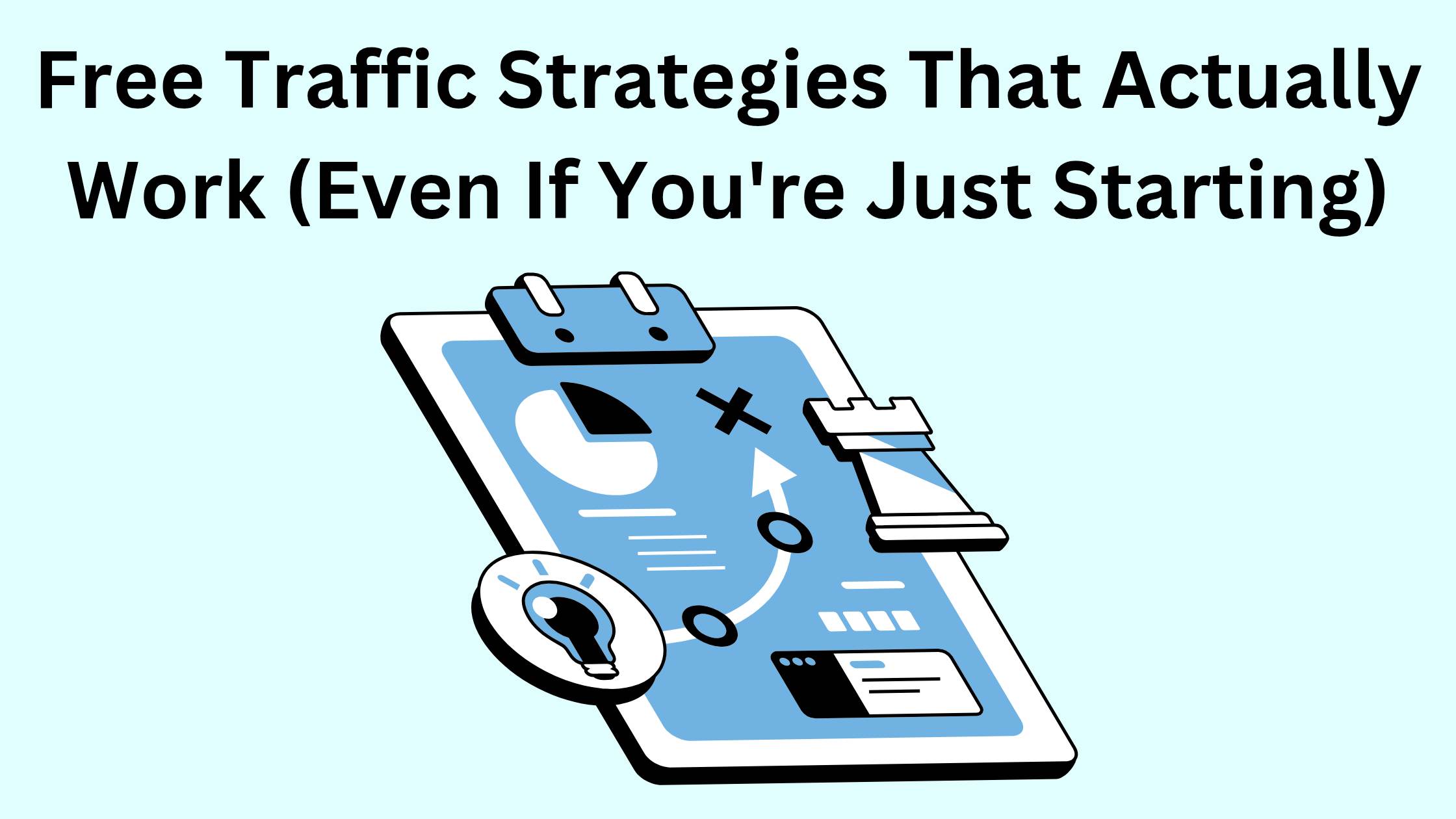 Free Traffic Strategies That Actually Work (Even If You