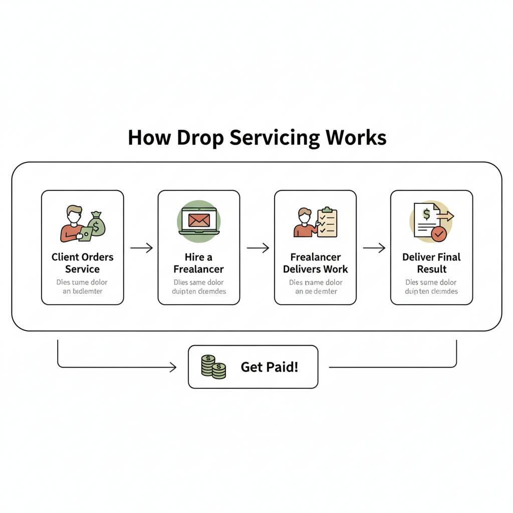 how drop servicing works step by step for beginners