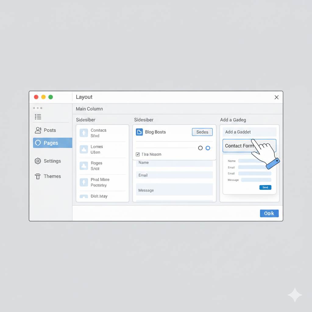 How to add a contact us page in Blogger step by step