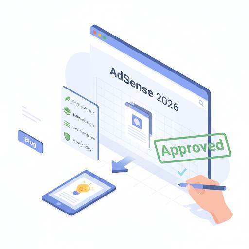 how to get AdSense approval in 2026, showing a blog meeting all criteria and receiving the coveted approved stamp
