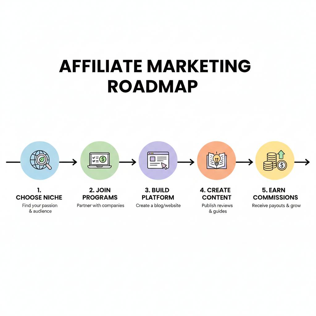 How to get started with affiliate marketing step by step
