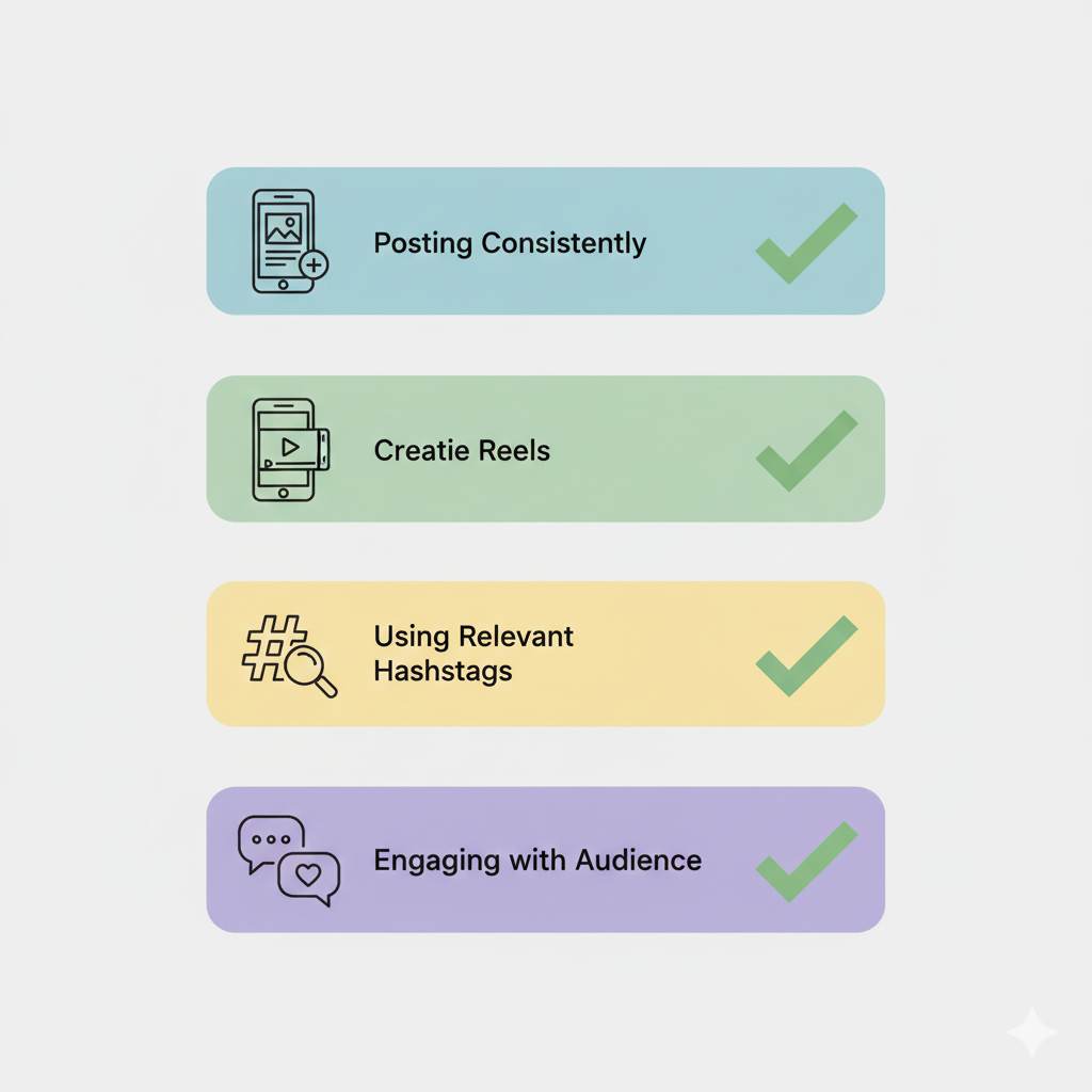 Checklist for Instagram growth strategies