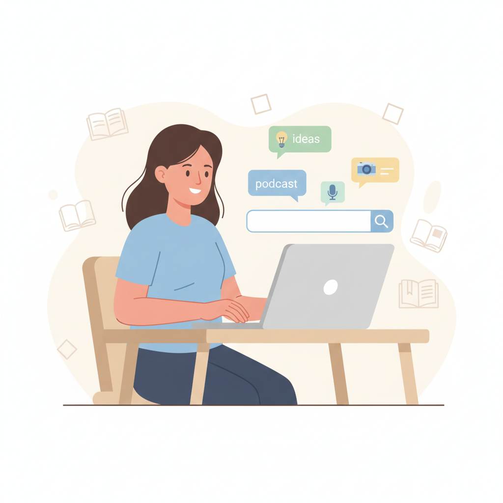 Beginner-friendly illustration explaining what keyword research is