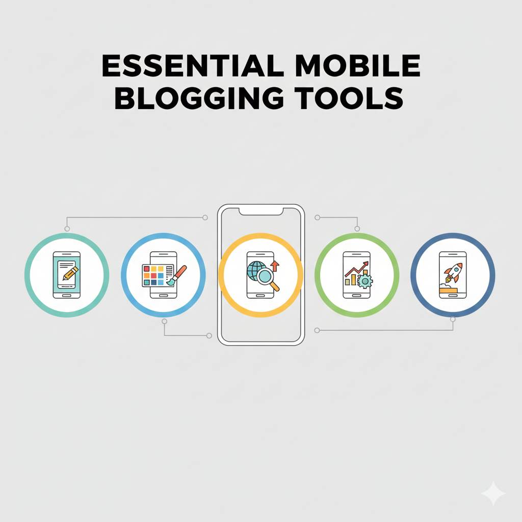 Essential tools and apps for blogging using a smartphone