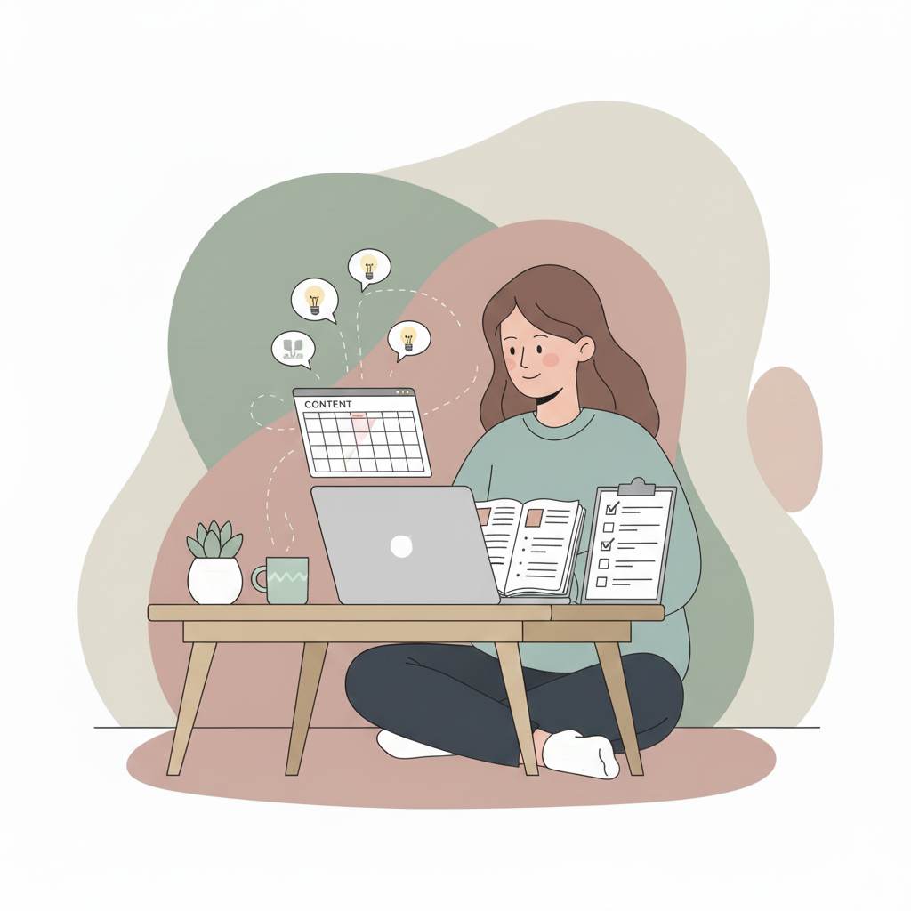 organizing blog content ideas for beginners