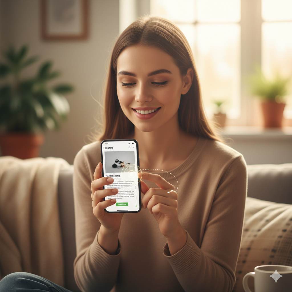 User engagement example showing how to reduce bounce rate on mobile