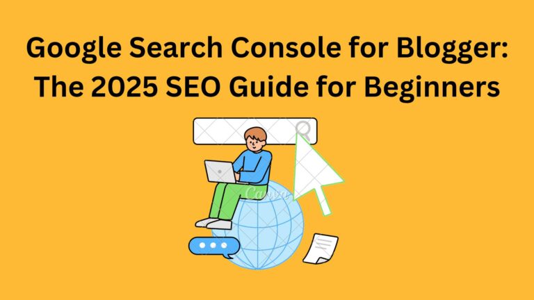 Google Search Console for Blogger: The 2025 SEO Guide for Beginners