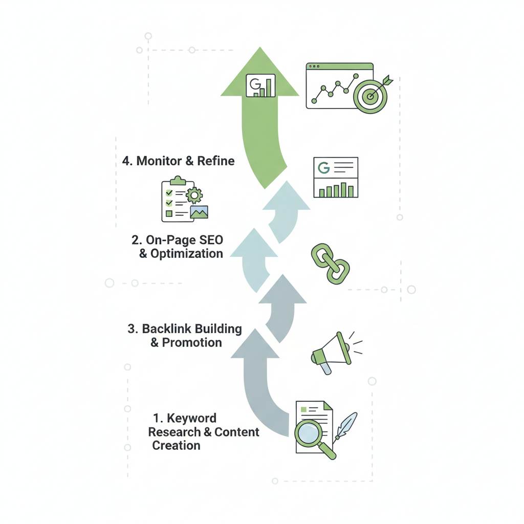 step by step seo process for beginners