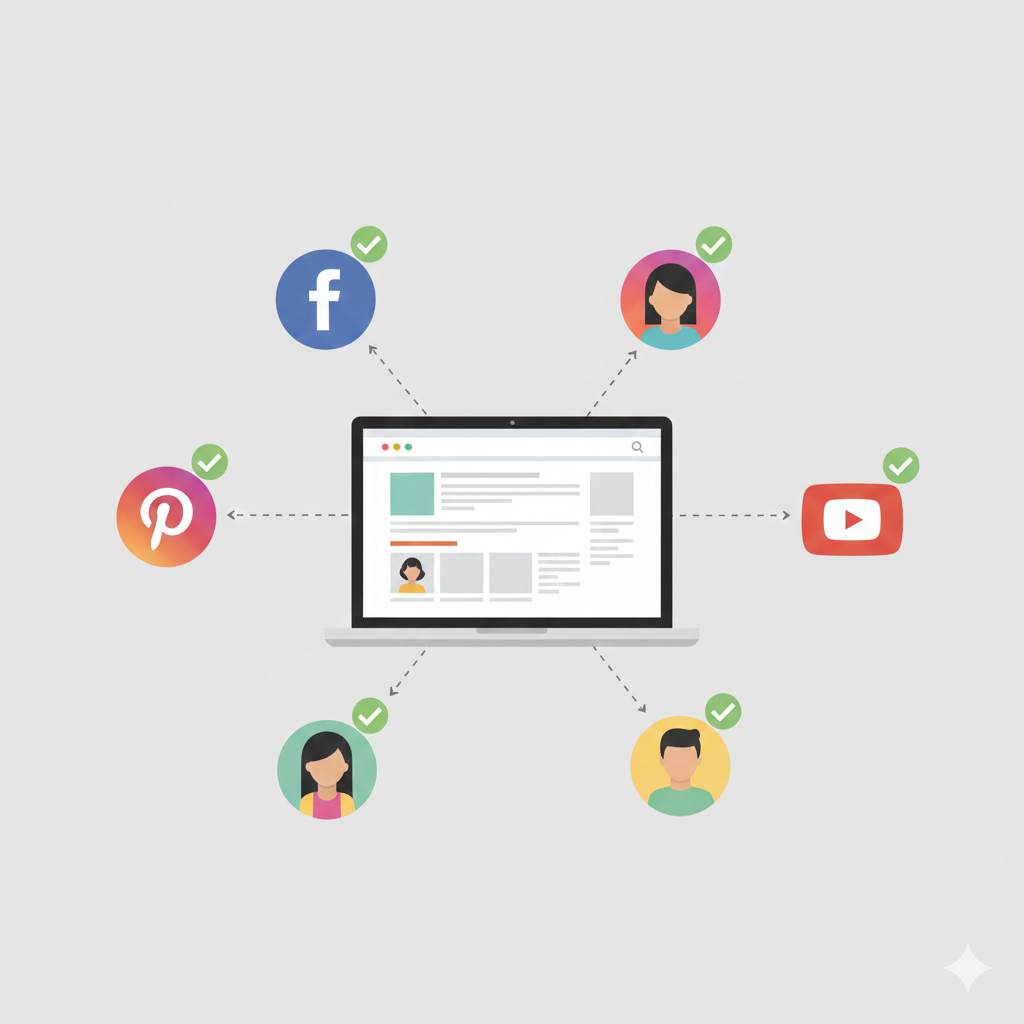 Why adding social media icons helps build trust on a Blogger site