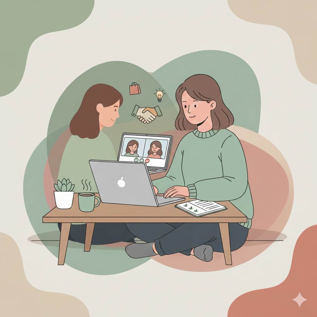 Example of sponsored content collaboration between a blogger and a brand