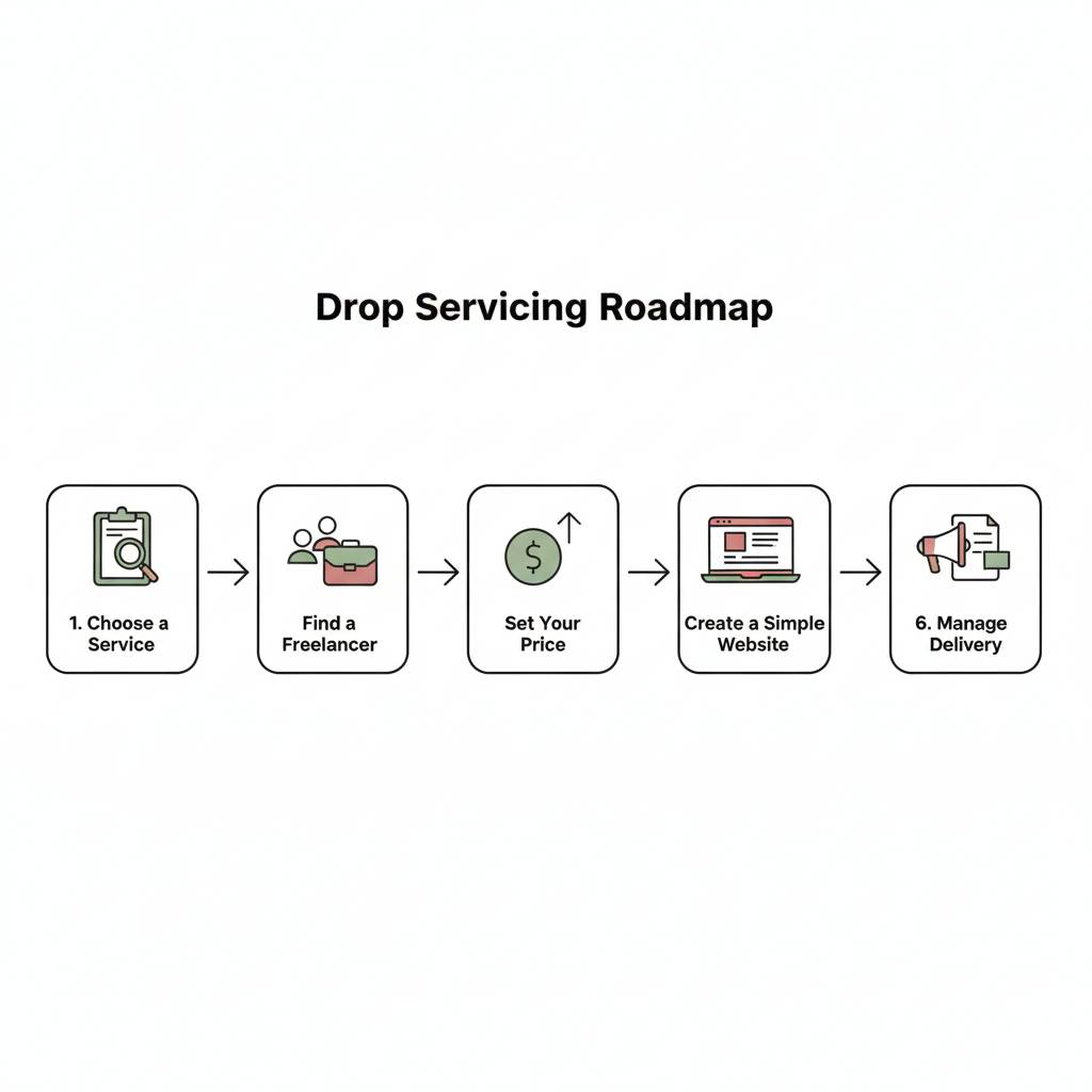 how to start drop servicing step by step for beginners