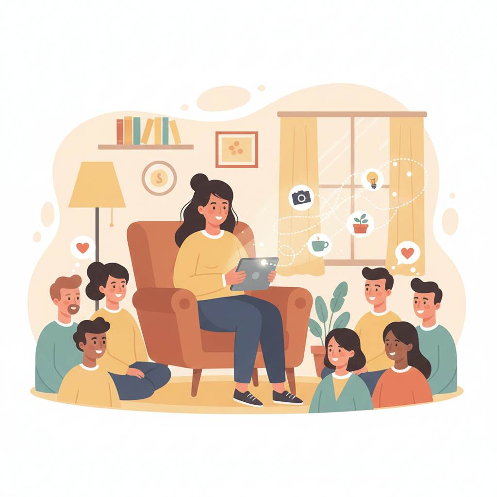 Trust and connection built through About Us page on Blogger