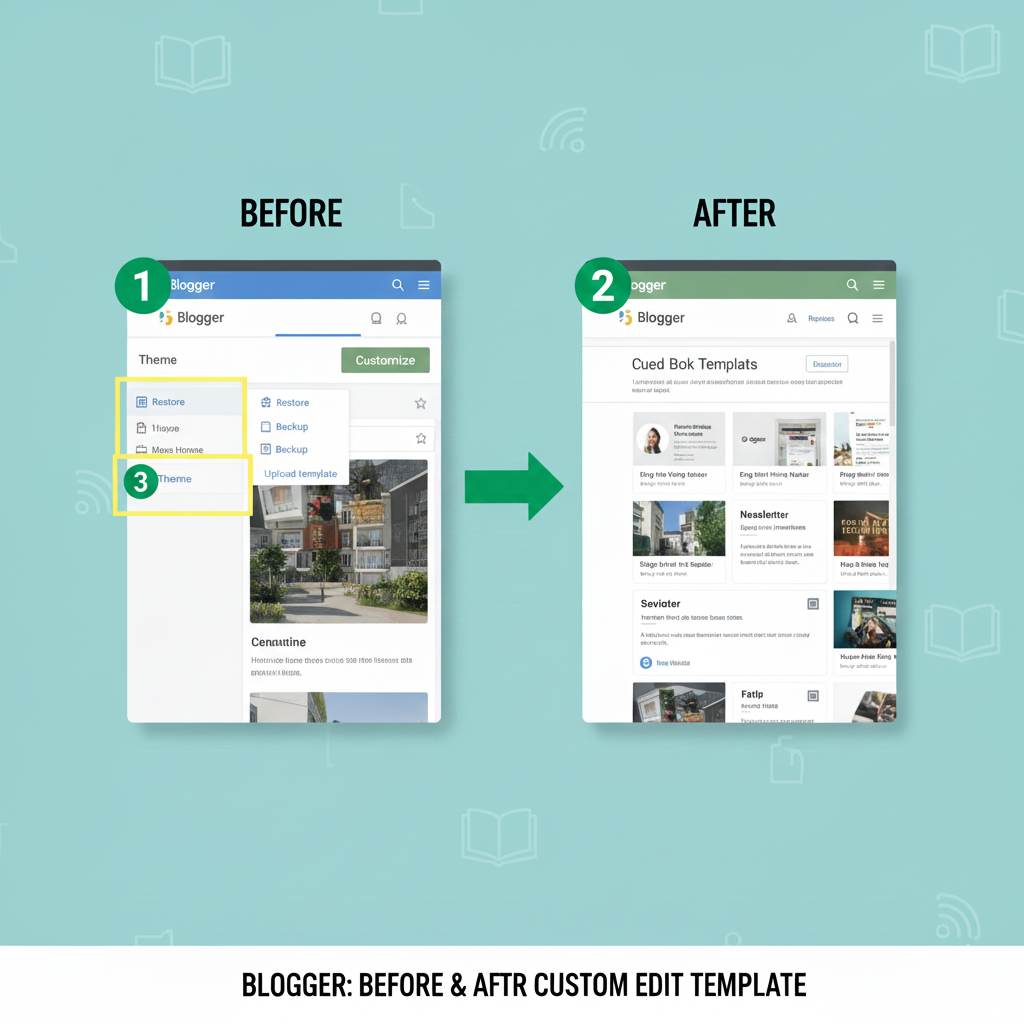How to upload and install a Blogger template XML file